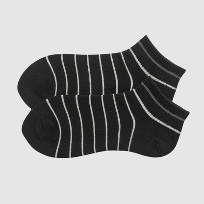 Renaissance Socks Crew Socks 4-10 Unisex Striped Ankle Socks