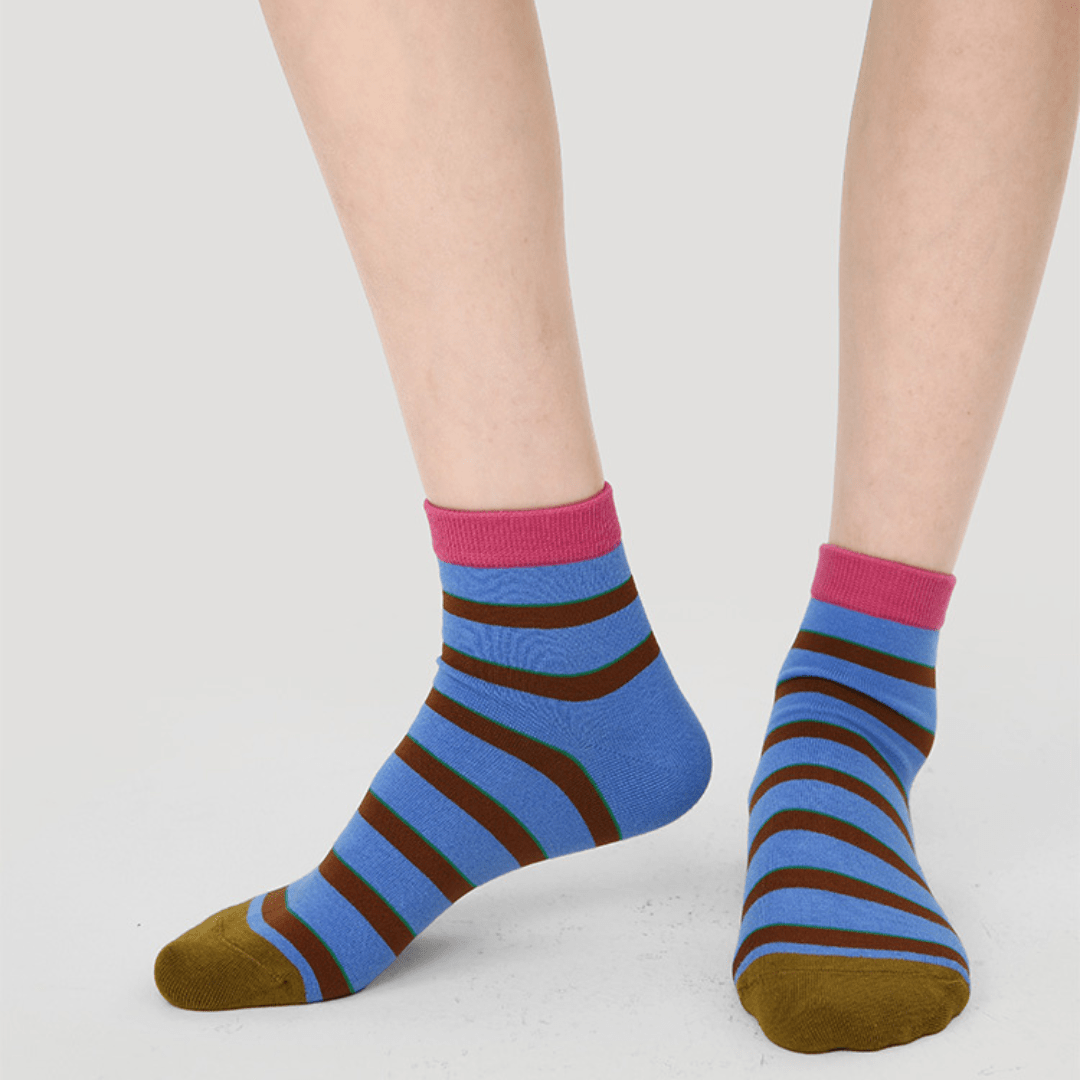 Renaissance Socks Ankle Socks 4-10 5-Pack Women's Geometric Ankle Socks