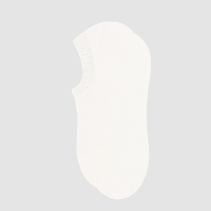 Renaissance Socks Ankle Socks 4-10 / White Men's Non Slip No Show Socks