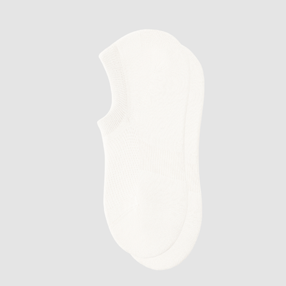 Renaissance Socks Ankle Socks 4-10 / White Women's Non Slip No Show Socks