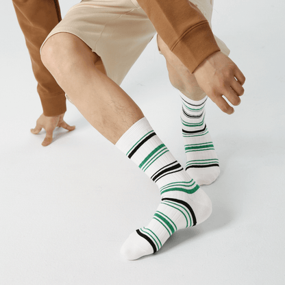 Renaissance Socks Crew Socks 39-44 3-Pack Classic Stripe Crew Socks