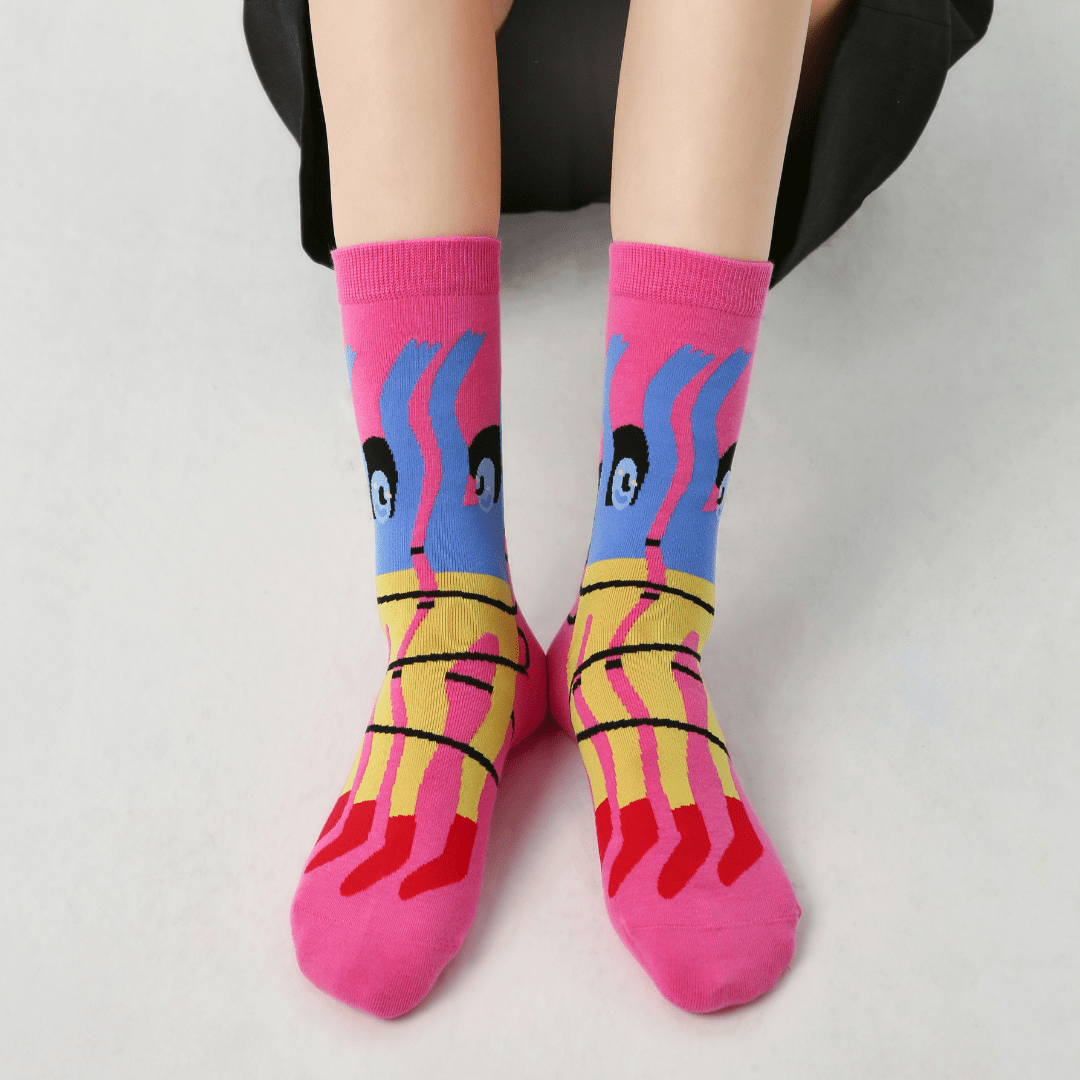 Renaissance Socks Crew Socks 35-39 3-Pack Galerie de Fancy Feet Socks