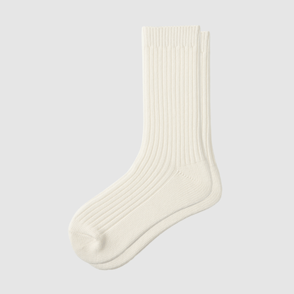 Renaissance Socks Crew Socks 6-12.5 / White 3-Pack Men's Textured Crew Socks