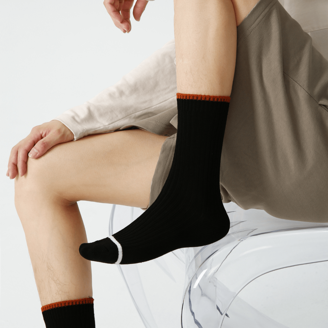 Renaissance Socks Crew Socks 39-44 3-Pack Textured Crew Socks