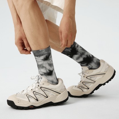 Renaissance Socks Crew Socks 39-44 3-Pack Tie-Dye Crew Socks - Black