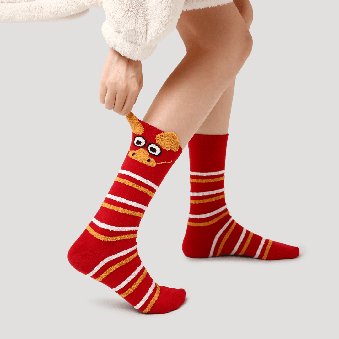 Renaissance Socks Crew Socks 4-10 3-Pack Women's Lunar New Year Crew Socks