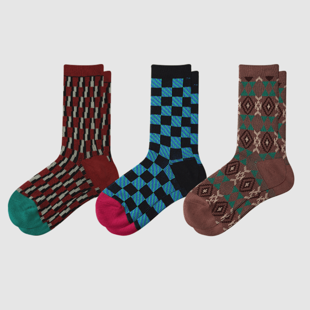 Renaissance Socks Crew Socks 4-10 3-Pack Women's Vintage Crew Socks