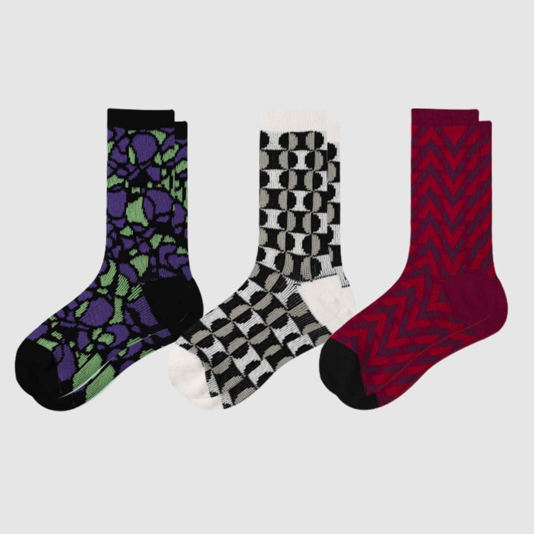 Renaissance Socks Crew Socks 4-10 3-Pack Women's Vintage Crew Socks