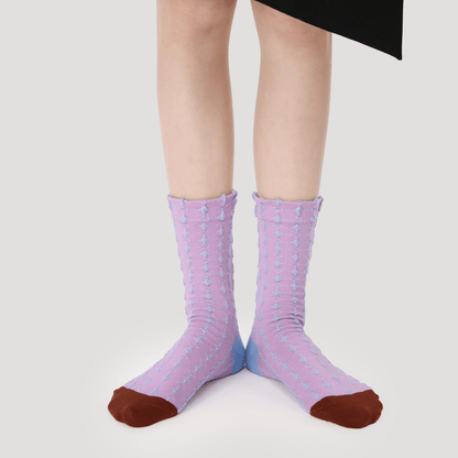 Renaissance Socks Crew Socks 4-10 5-Pack Women's Spring Floral Crew Socks