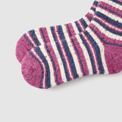 Renaissance Socks Crew Socks 35-39 Berrylicious Yogurt Wool Blend Socks