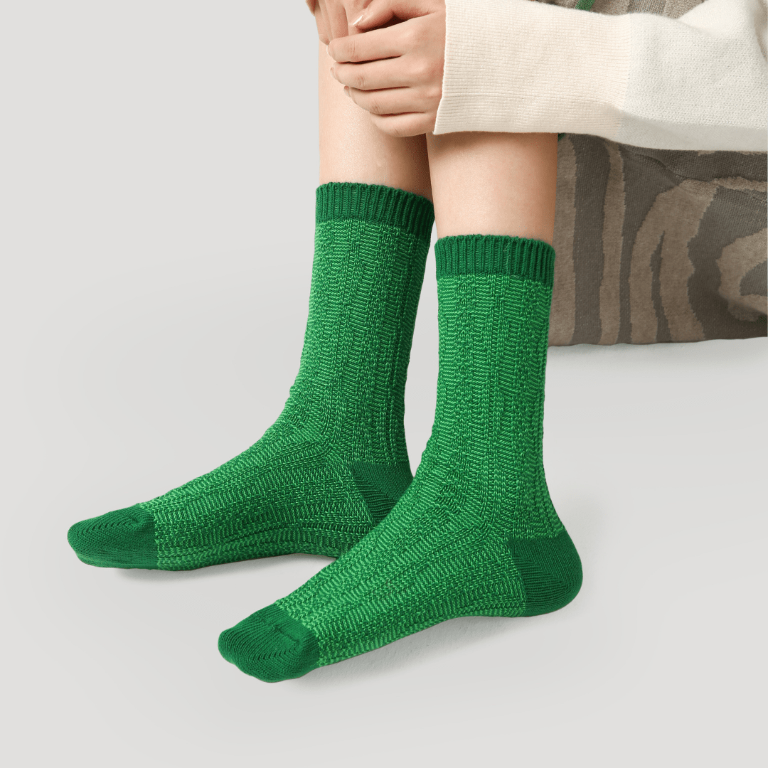 Renaissance Socks Crew Socks 35-39 Christmas Pine Delight Socks