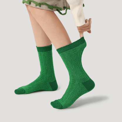 Renaissance Socks Crew Socks 35-39 Christmas Pine Delight Socks