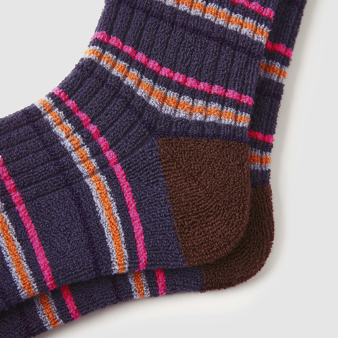 Renaissance Socks Crew Socks 35-39 Cozy Stripe Crew Socks