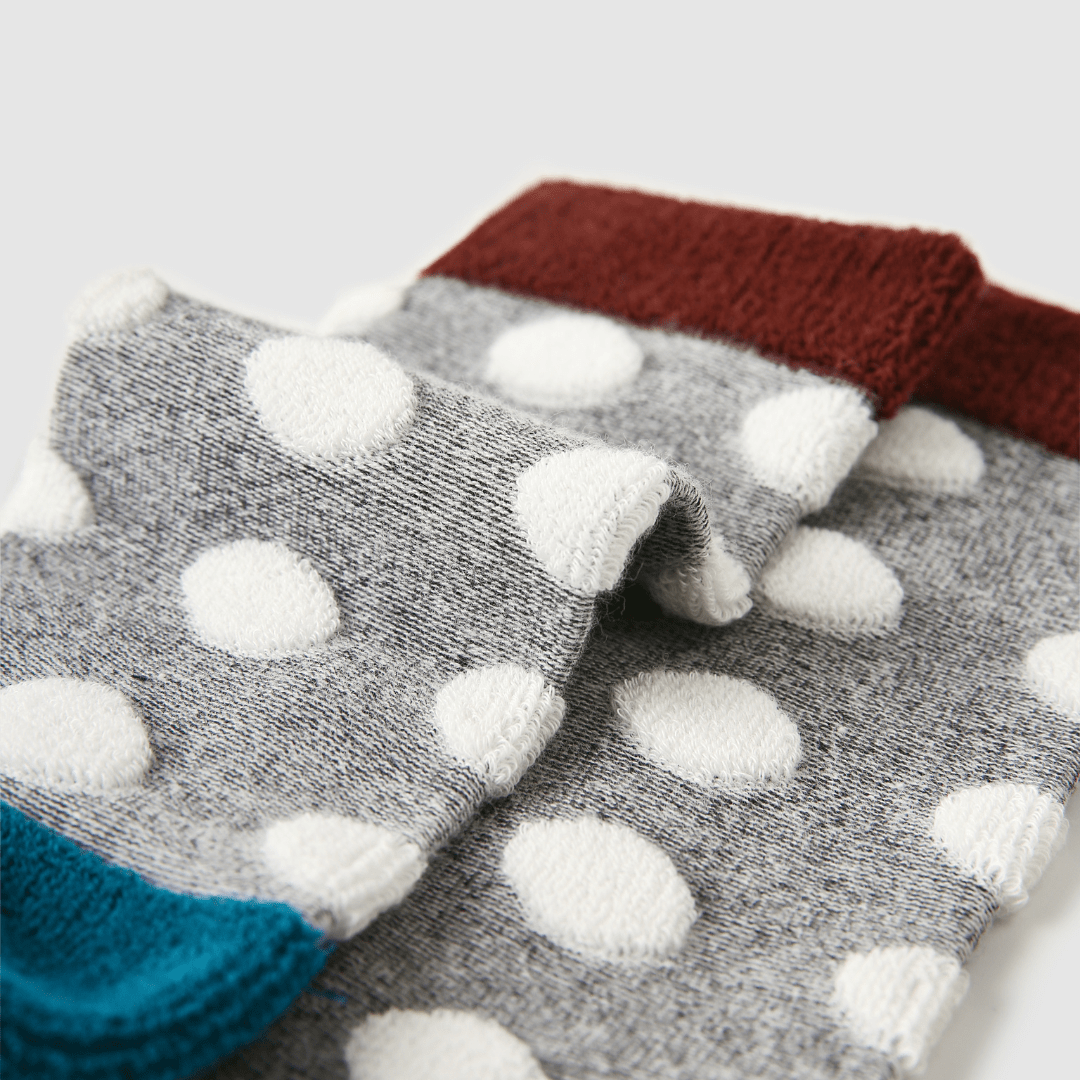 Renaissance Socks Crew Socks 35-39 Cozy Winter Polka Dot Crew Socks