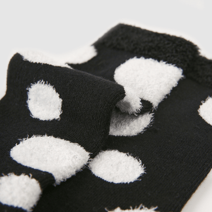 Renaissance Socks Crew Socks 35-39 Cozy Winter Polka Dot Crew Socks