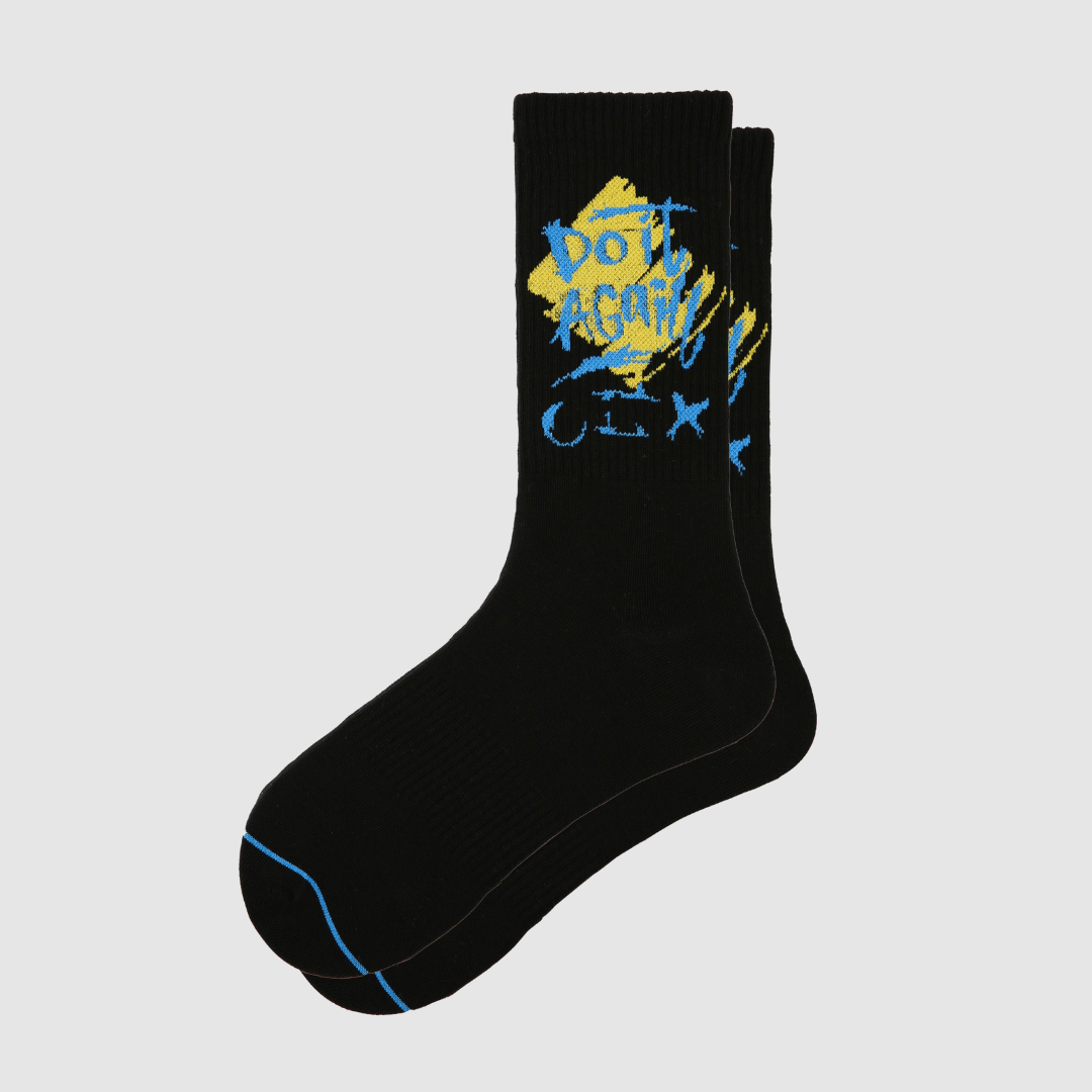 Renaissance Socks Crew Socks 6-12.5 / Doodle Men's Doodle Crew Socks