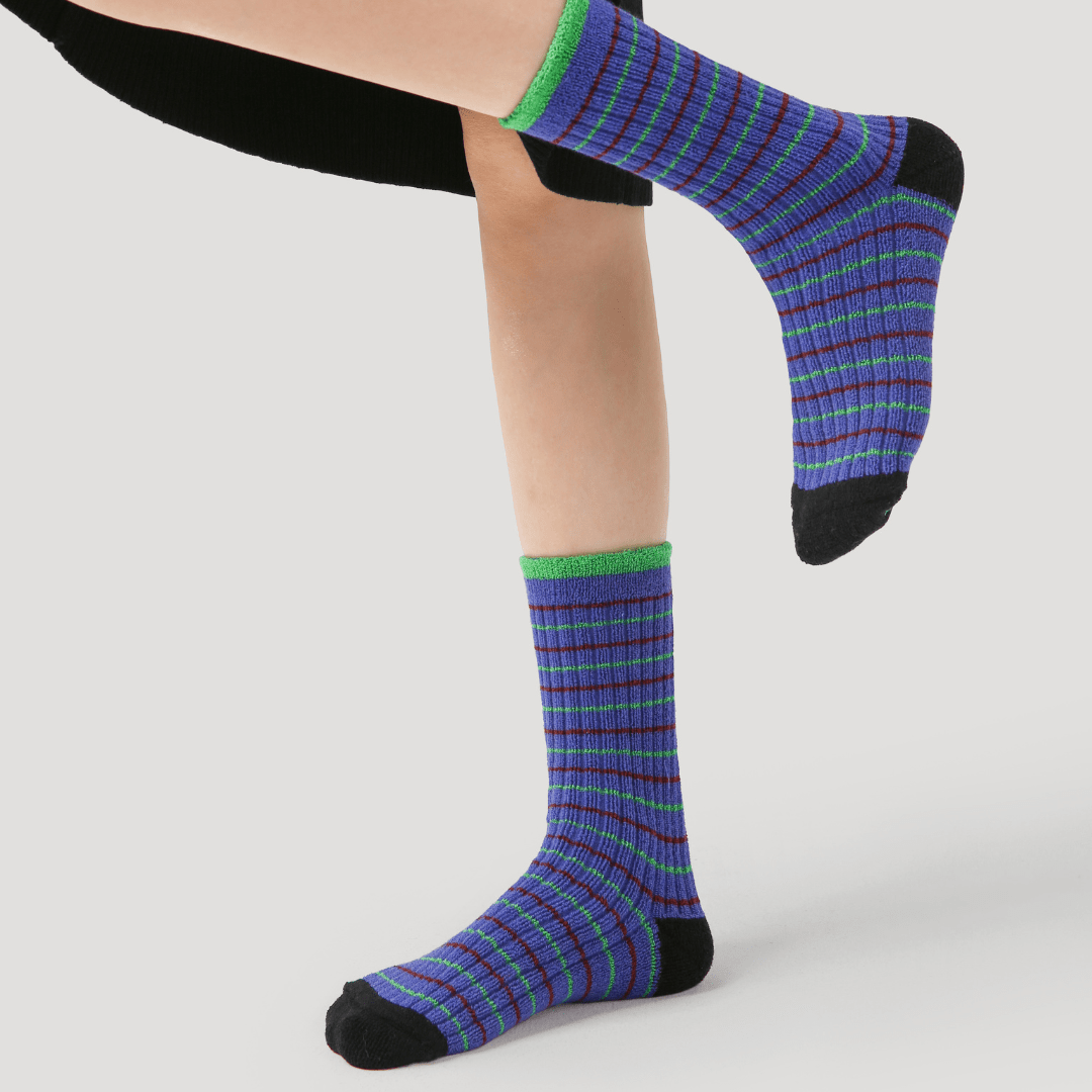 Renaissance Socks Crew Socks 35-39 Neon Groove Crew Socks