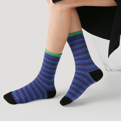 Renaissance Socks Crew Socks 35-39 Neon Groove Crew Socks