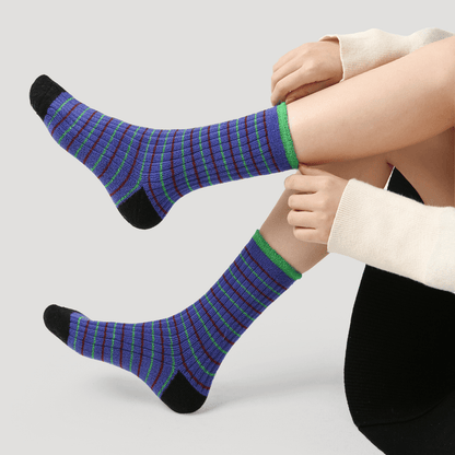 Renaissance Socks Crew Socks 35-39 Neon Groove Crew Socks