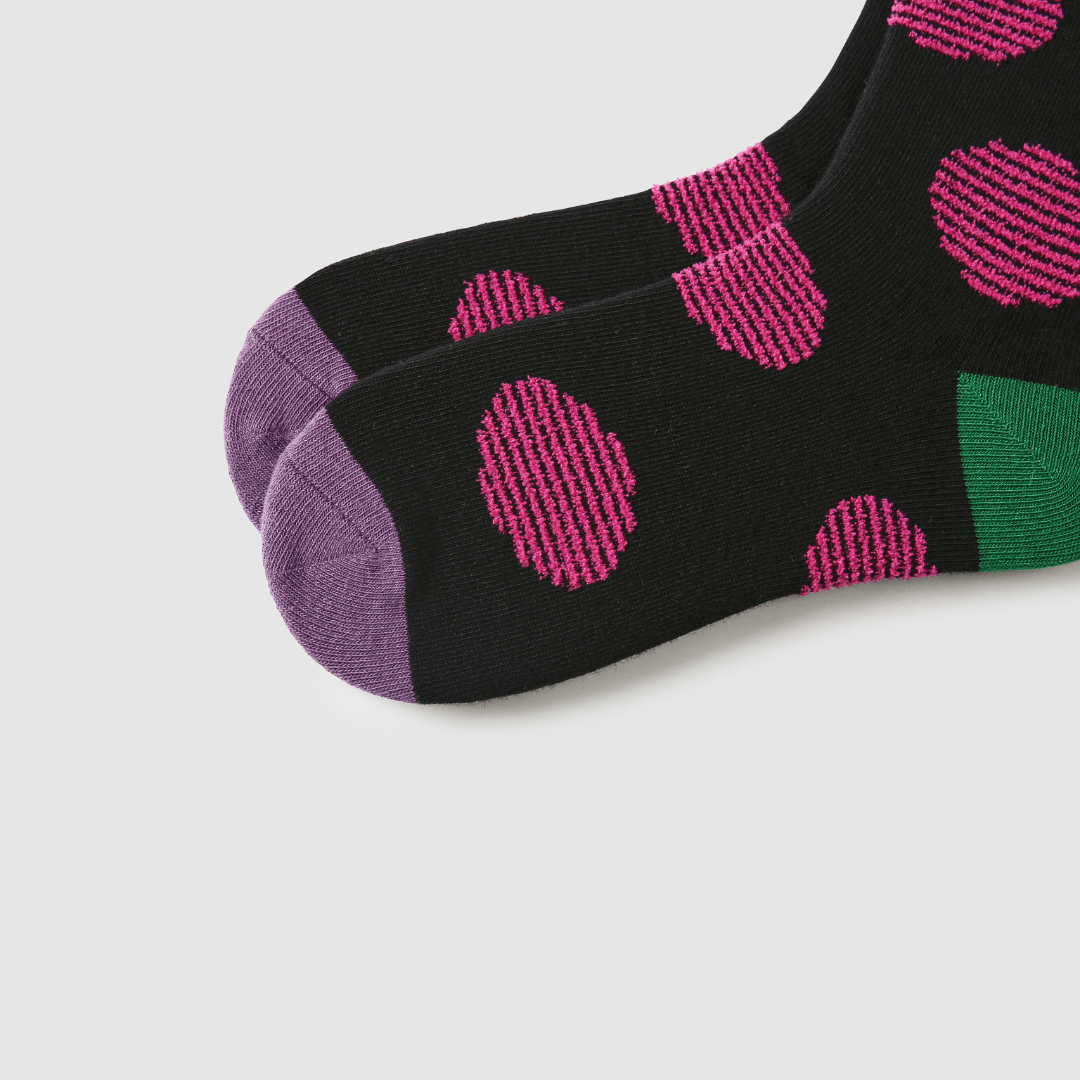 Renaissance Socks Crew Socks 35-39 Plum Tipsy Socks