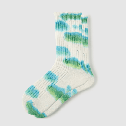 Renaissance Socks Crew Socks 35-39 Sky Drift Wool Blend Socks