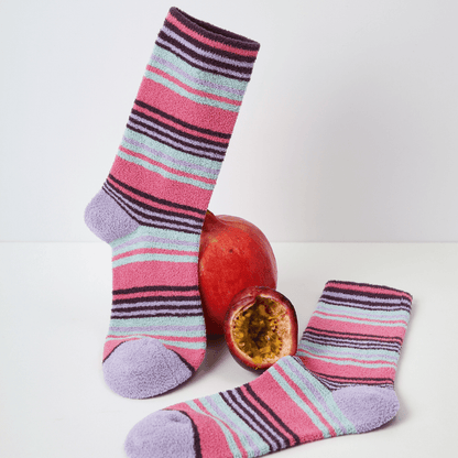 Renaissance Socks Crew Socks 35-39 Stripes Snuggle Socks