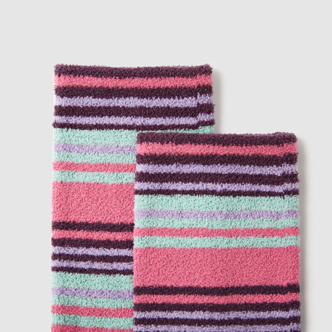 Renaissance Socks Crew Socks 35-39 Stripes Snuggle Socks