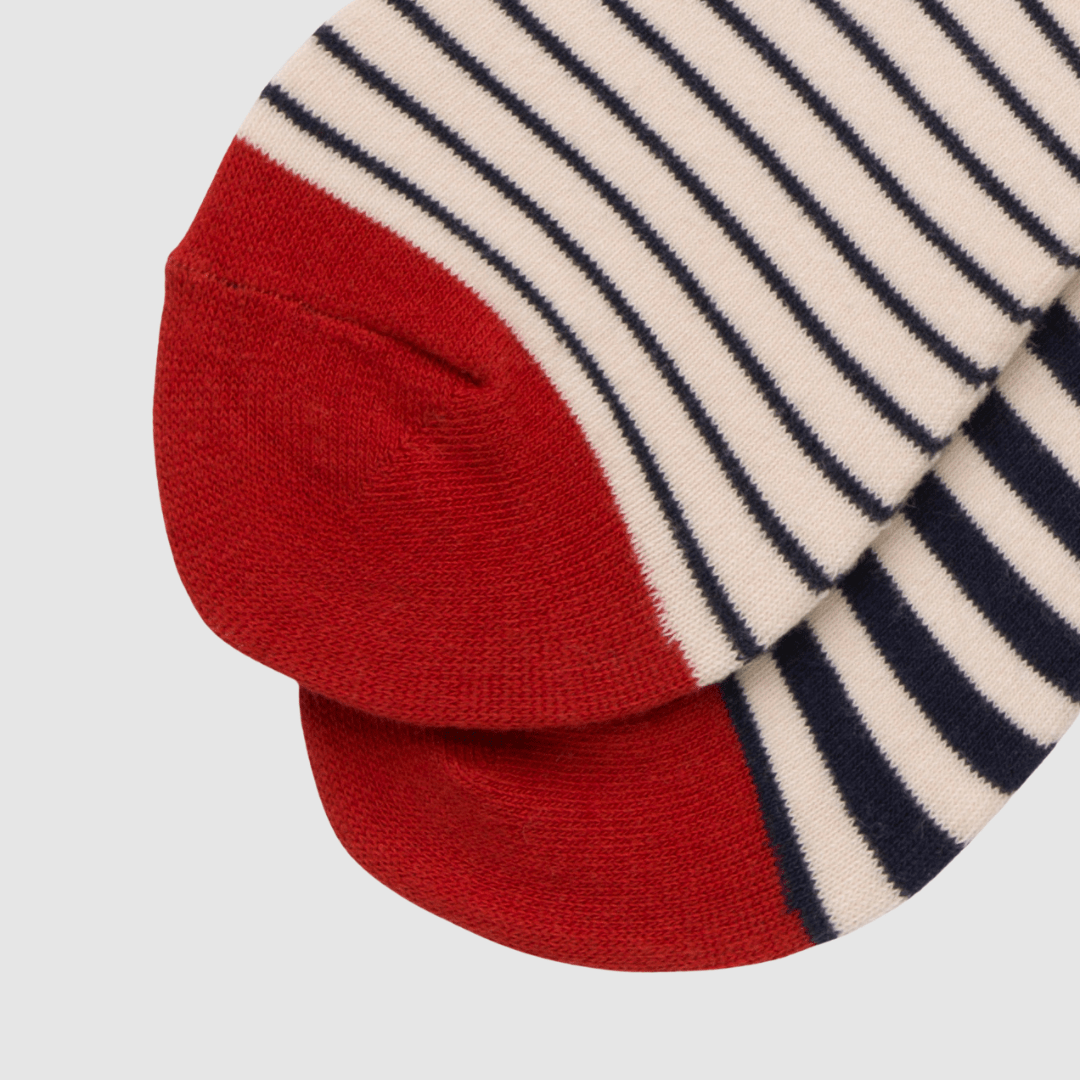 Renaissance Socks Crew Socks 4-12.5 Unisex Mismatched Striped Crew Socks