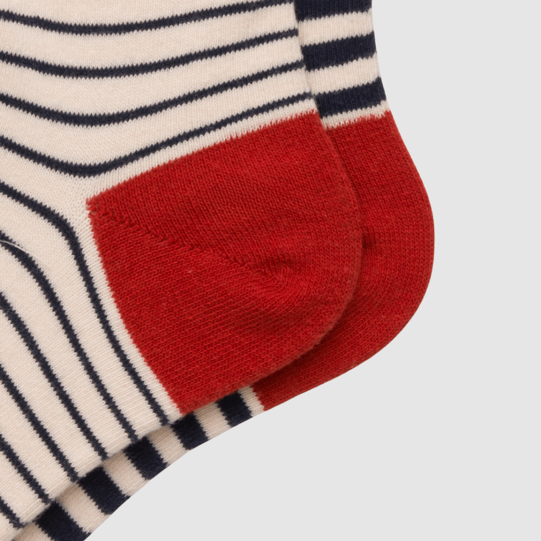 Renaissance Socks Crew Socks 4-12.5 Unisex Mismatched Striped Crew Socks