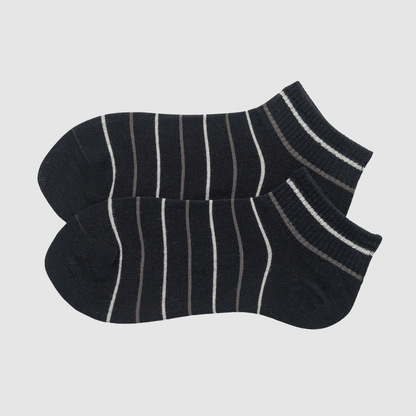 Renaissance Socks Crew Socks 4-10 Unisex Striped Ankle Socks