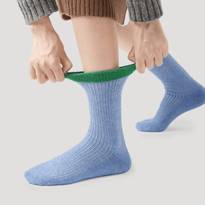 Renaissance Socks Crew Socks 35-39 Verdant Skies Wool Blend Socks