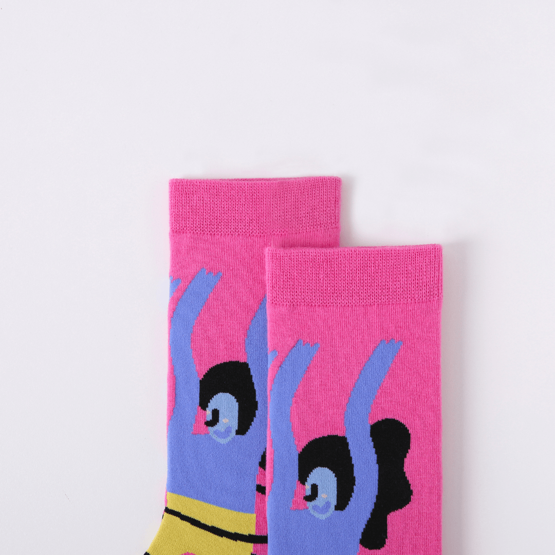 Renaissance Socks Crew Socks Women's Hula Hoop Girl Crew Socks