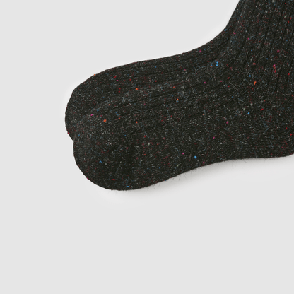 Renaissance Socks Crew Socks 4-10 Women's Merino Wool Blend Speckled Crew Socks