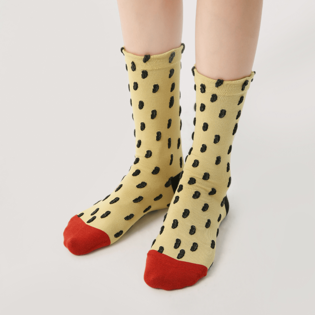 Renaissance Socks Crew Socks Women's Rain Drop Retro Crew Socks