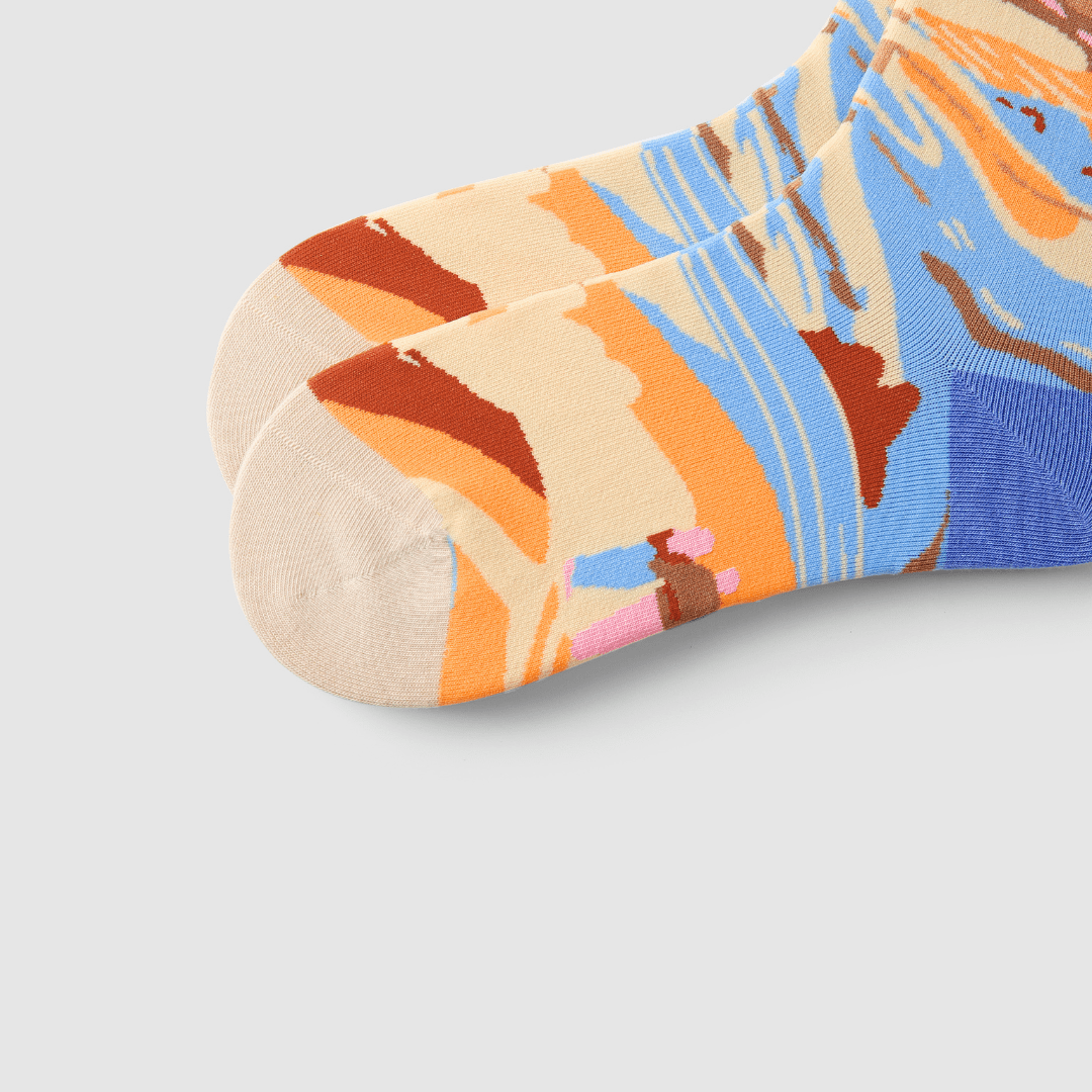 Renaissance Socks Crew Socks 4-10 / Sunset Beach Women's Sunset Beach Crew Socks