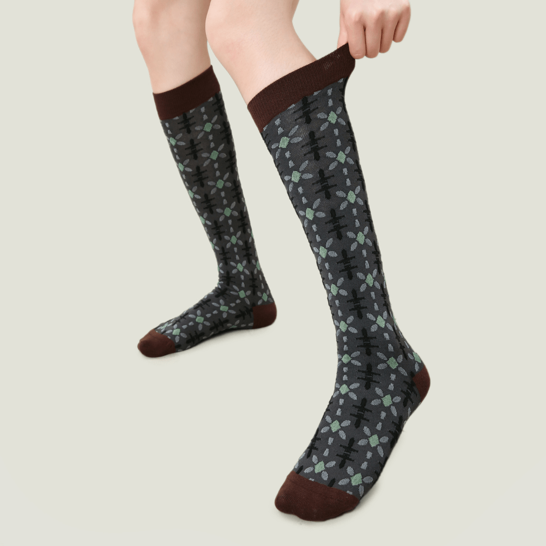 Renaissance Socks Knee-high Socks 35-39 Whispers of Wind Knee-high Socks