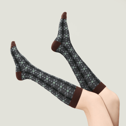 Renaissance Socks Knee-high Socks 35-39 Whispers of Wind Knee-high Socks