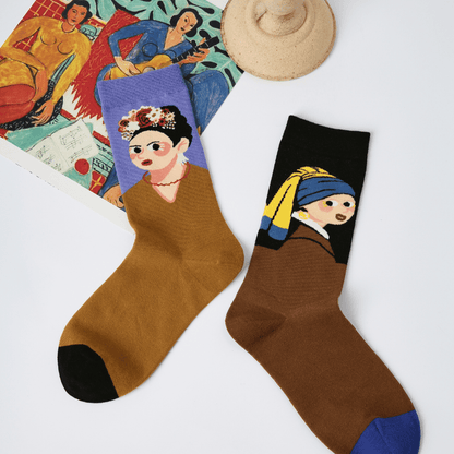 ZYZ Crew Socks 35-39 5-Pack Masterpiece Mashup Socks